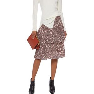Venessa Bruno tiered floral skirt